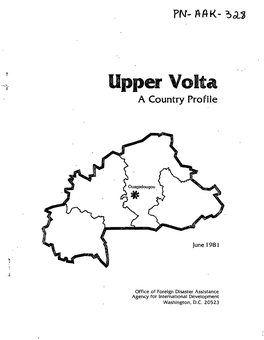 Upper Volta a Country Profile