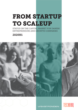 FROM STARTUP to SCALEUP STATUS on the CAPITAL MARKET for DANISH ENTREPRENEURS and GROWTH COMPANIES 2020H1 Buyout-Kapital from Startup to Scaleup