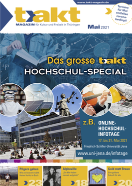 Das Grosse HOCHSCHUL-SPECIAL