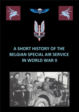 A Short History of the Belgian Special Air Service