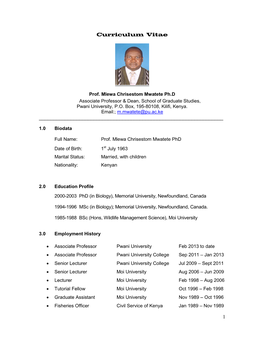 Prof.Mlewacvbrief-Updated Feb2015-PU (1).Pdf