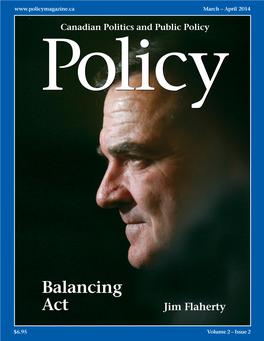 Balancing Act Jim Flaherty