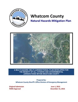 Whatcom County Natural Hazards Mitigation Plan