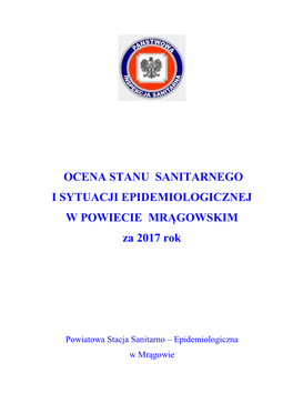 Powiatowa Stacja Sanitarno – Epidemiologiczna W Mrągowie