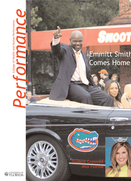 Emmitt Smith Comes Home College of Health and Human Performance Performance