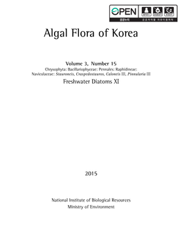 Algal Flora of Korea