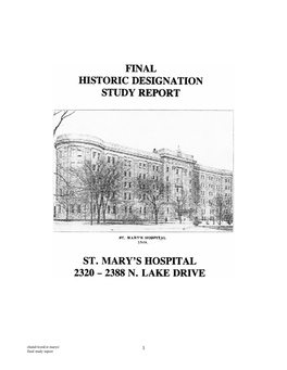 Chatal/Word/St Marys/ Final Study Report