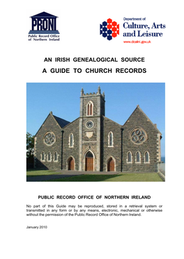 A Guide to Church Records