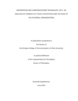 Musonda's Dissertation