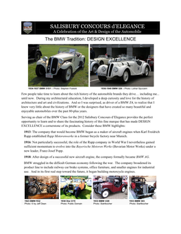 SALISBURY CONCOURS D'elegance