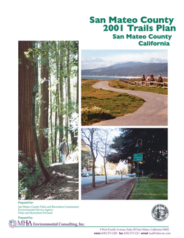 San Mateo Count San Mateo County 2001 Trails Plan