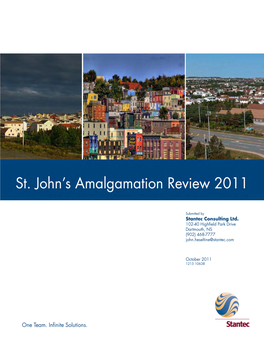 St. John's Amalgamation Review 2011