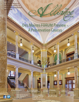 Des Moines FORUM Preview – a Preservation Caucus