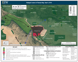 Camp Tariq Fallujah Dam Fallujah University Al-Jafah Al-Hayakil Area