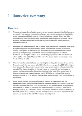 Economic and Fiscal Outlook November 2020