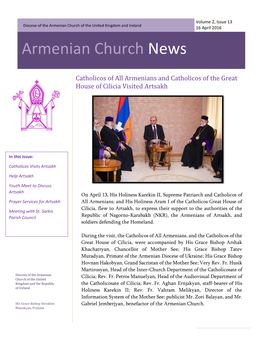 Armenian Church News