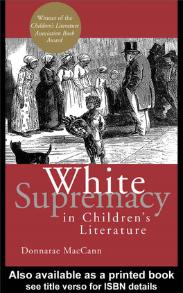 White Supremacy in Children's Literature