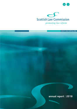 Scottish Law Commission Annual Report 2018 (Report 253)