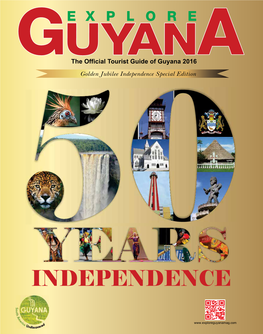 The Official Tourist Guide of Guyana 2016 Golden Jubilee