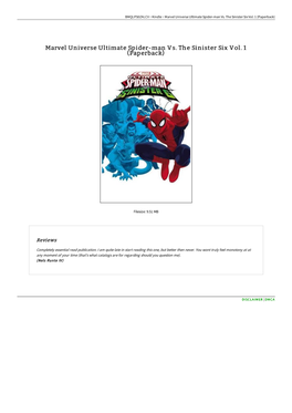 Get PDF \ Marvel Universe Ultimate Spider-Man Vs. the Sinister Six Vol. 1