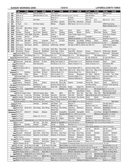 Sunday Morning Grid 7/24/16 Latimes.Com/Tv Times