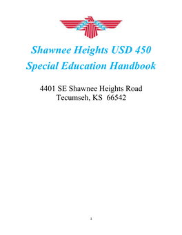 Shawnee Heights USD 450 Special Education Handbook