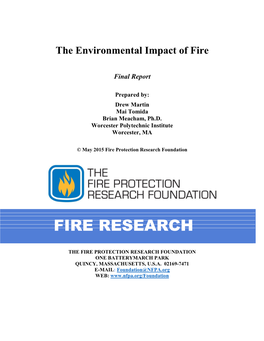 The Environmental Impact of Fire