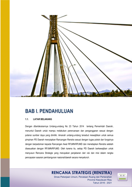 Bab I. Pendahuluan 1.1