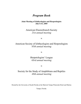 Program Book