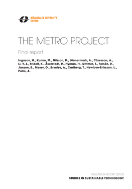 METRO Report (Final).Pdf