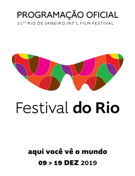 Programação Oficial 21St Rio De Janeiro Int’L Film Festival