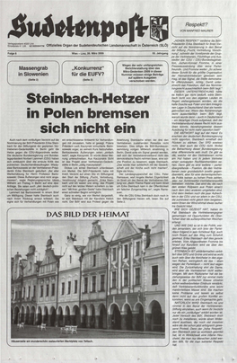 Steinbach-Hetzer in Polen Bremsen Sich Nicht