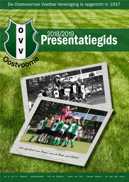 2018/2019 Presentatiegids