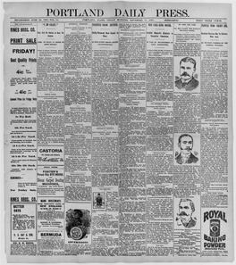 Portland Daily Press: November 13, 1896