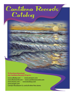 Cantilena Records Catalog