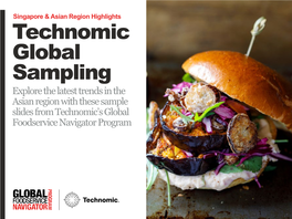 Technomic Global Sampling