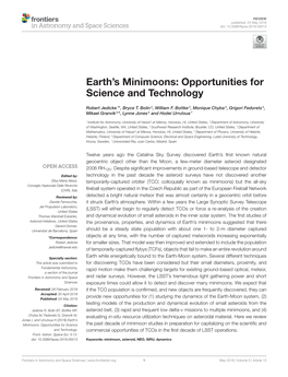 Earth's Minimoons: Opportunities for Science and Technology