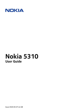 Nokia 5310 User Guide