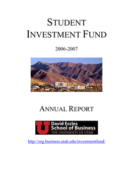 Student Investment Fund