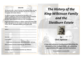 The History of the King-Wilkinson Family and the Slaidburn Estate