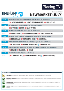 Newmarket (July)