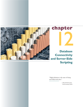 Database Connectivity and Server-Side Scripting