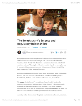 Breastaurant's Essence