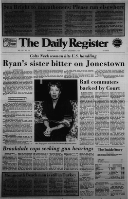 Ryan's Sister Bitter on Jonestown