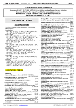 Vfr/Gps Chart Update