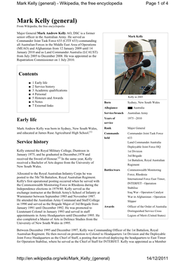 Mark Kelly (General) - Wikipedia, the Free Encyclopedia Page 1 of 4