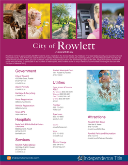 City of Rowlett