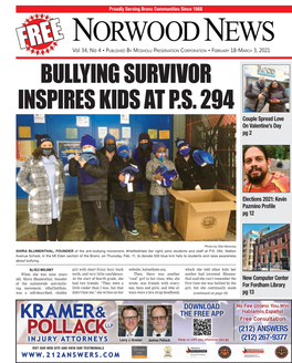 February 18-March 3, 2021 • Norwood News Couple Hand out Vol