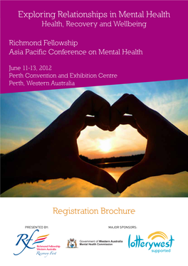 Exploring Relationships in Mental Health Registration Brochure