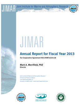 2013 JIMAR Annual Report